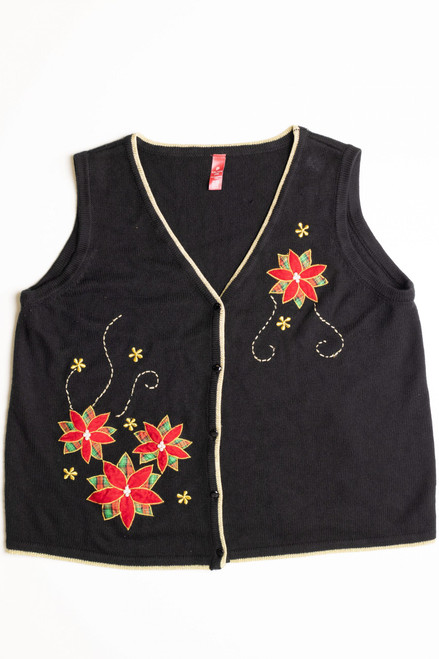 Black Ugly Christmas Vest 56819