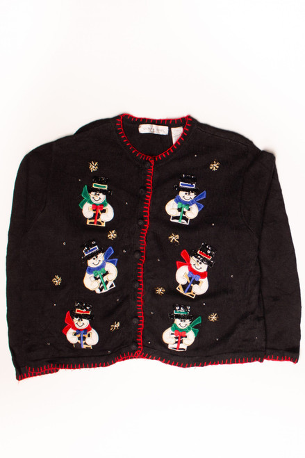 Black Ugly Christmas Cardigan 58656