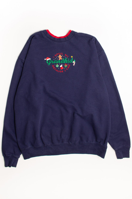 Blue Ugly Christmas Sweatshirt 58909