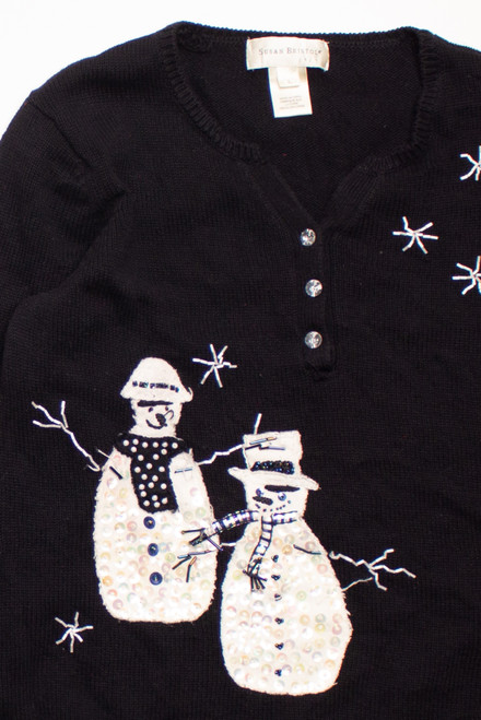 Black Ugly Christmas Cardigan 58721