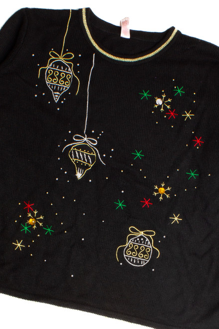 Black Ugly Christmas Pullover 61015