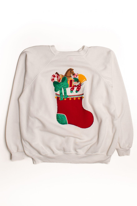 White Ugly Christmas Sweatshirt 58916