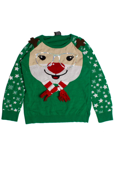 Green Ugly Christmas Pullover 61017