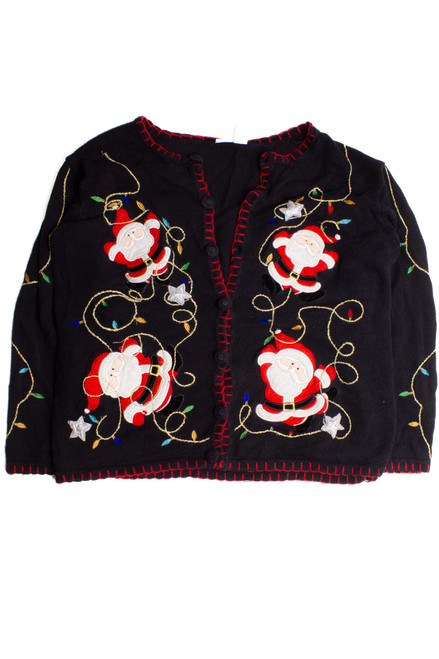 Black Ugly Christmas Cardigan 60037