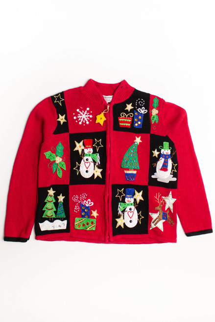 Red Ugly Christmas Cardigan 58968