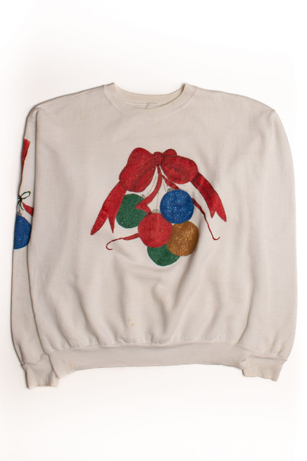 White Ugly Christmas Sweatshirt 58924