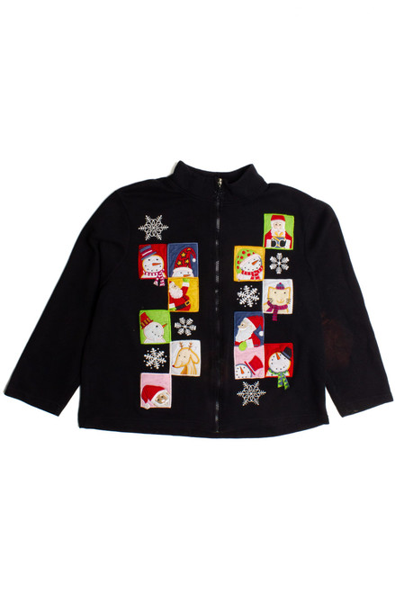 Black Ugly Christmas Cardigan 60109