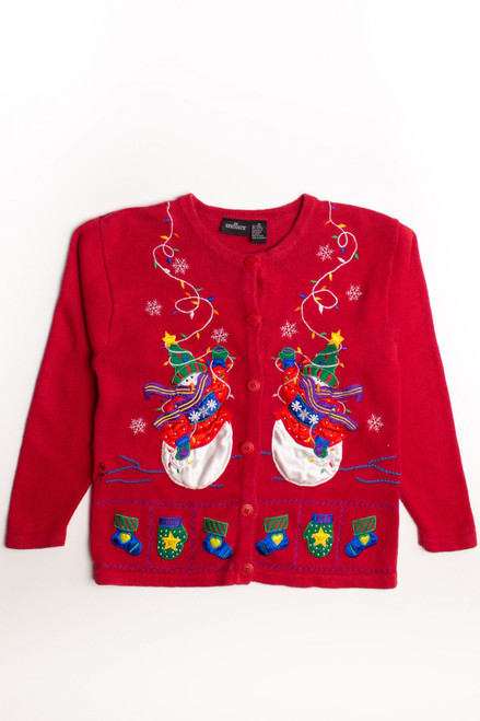 Red Ugly Christmas Cardigan 60007