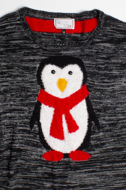 Gray Penguin Ugly Christmas Pullover 60186