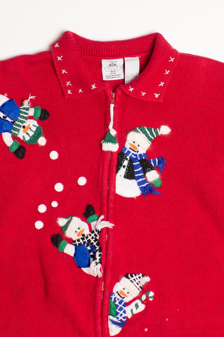 Red Ugly Christmas Cardigan 60016