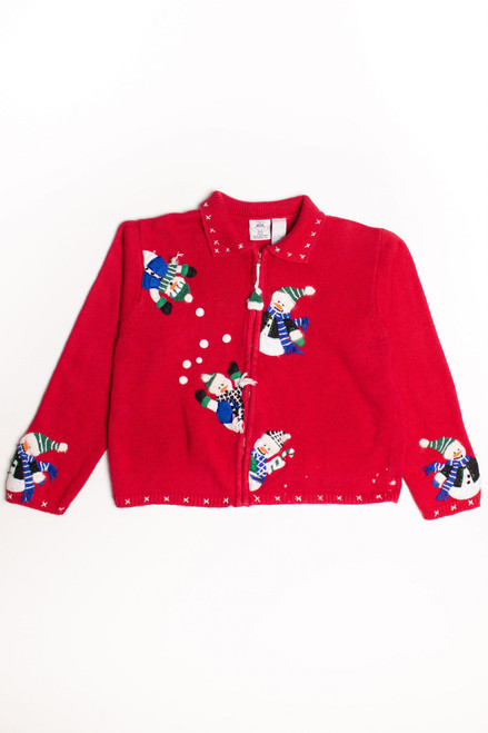 Red Ugly Christmas Cardigan 60016