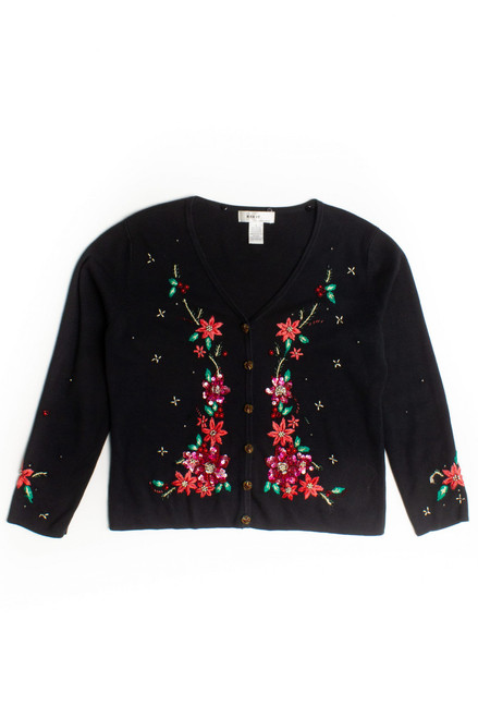 Black Ugly Christmas Cardigan 60065