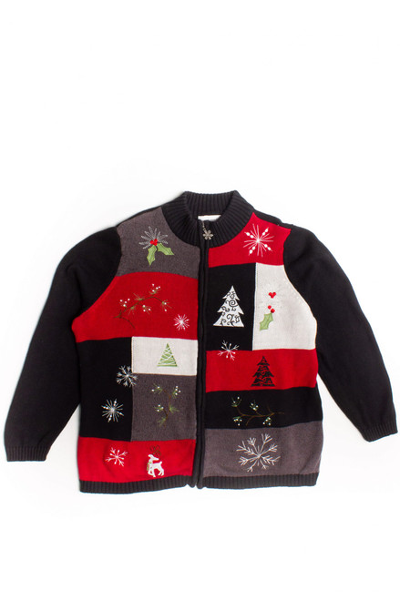 Multicolor Ugly Christmas Cardigan 60066