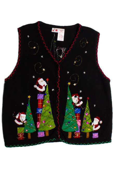 Black Ugly Christmas Vest 60121