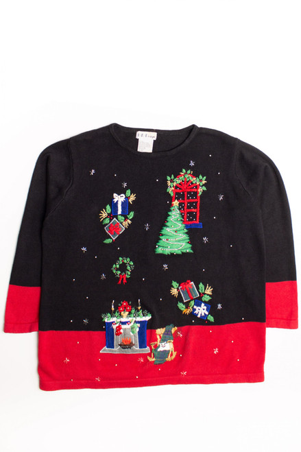 Black Ugly Christmas Pullover 58994