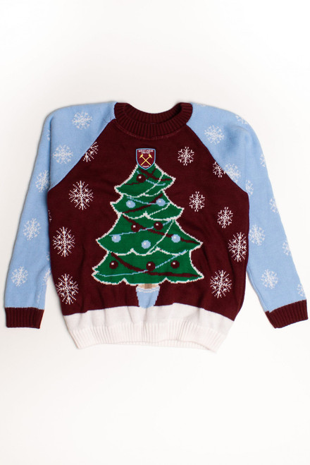 Red and Blue Ugly Christmas Pullover 60022