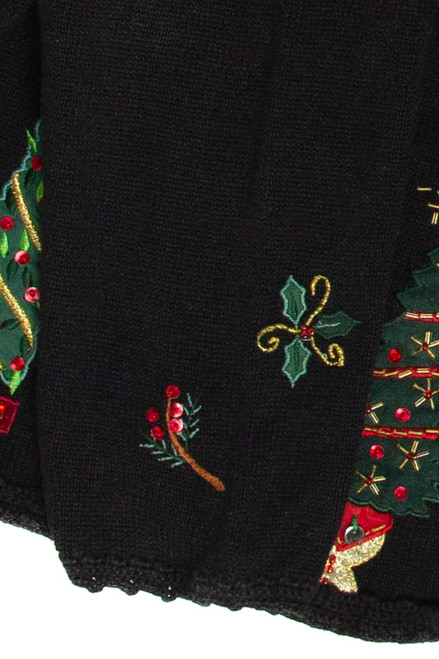 Black Ugly Christmas Cardigan 59182