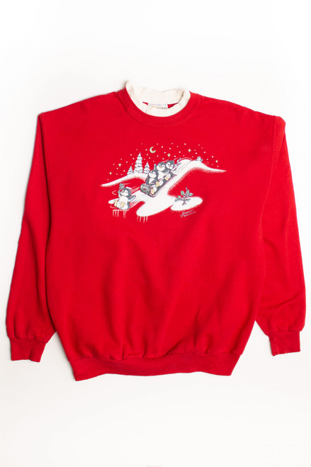 Red Ugly Christmas Sweatshirt 58936