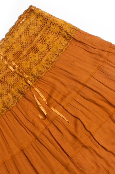 Vintage Gold Skirt (2000s)