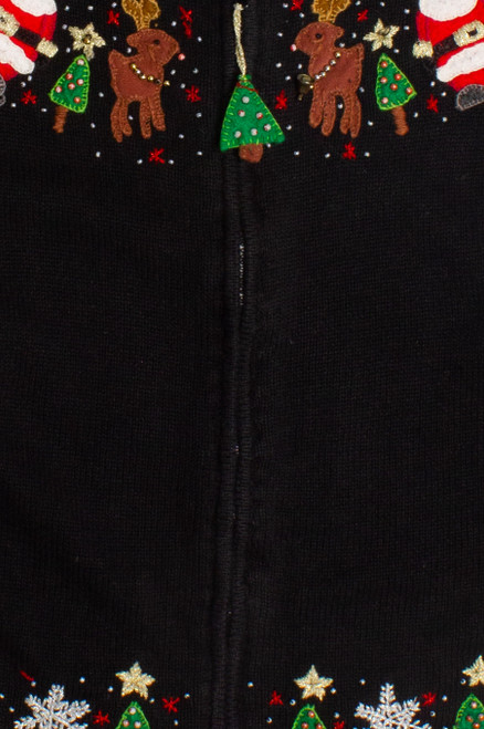 Black Ugly Christmas Cardigan 60155