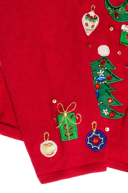 Red Ugly Christmas Cardigan 59212