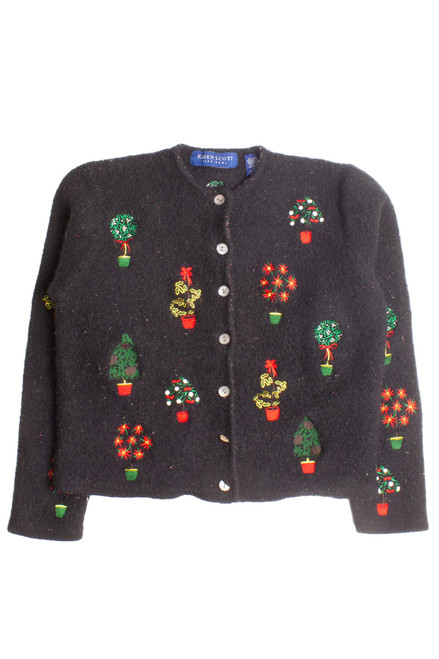 Black Ugly Christmas Cardigan 60257