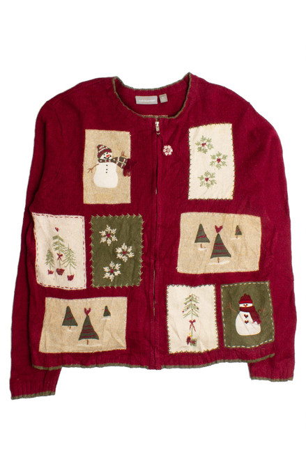 Red Ugly Christmas Cardigan 60346