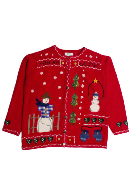 Red Ugly Christmas Cardigan 60136