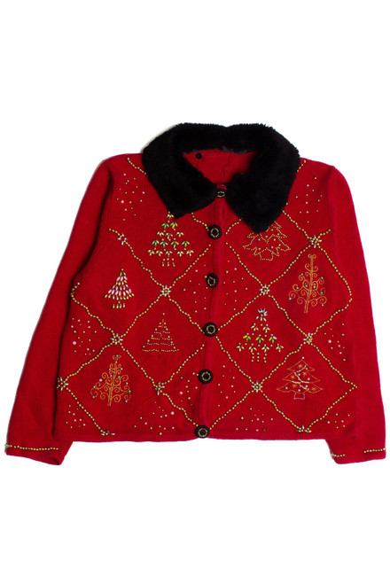 Red Ugly Christmas Cardigan 60140