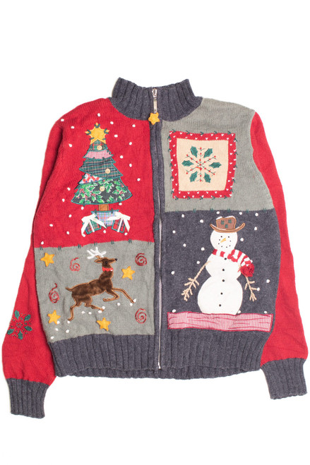 Red Ugly Christmas Cardigan 61137