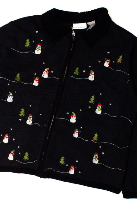 Snowmen Ugly Christmas Cardigan 59298