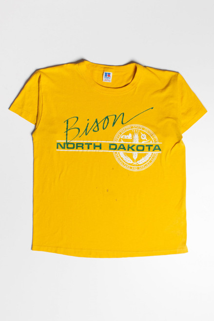 Vintage North Dakota Bison T-Shirt (1980s)