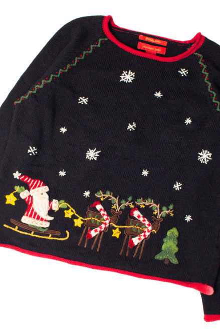 Black Ugly Christmas Pullover 59302