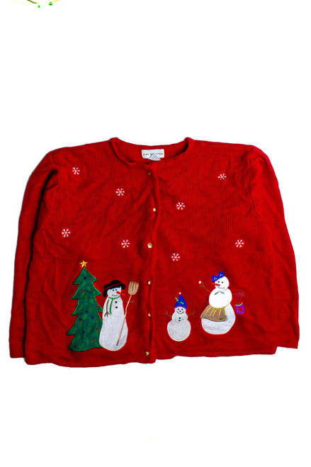 Red Ugly Christmas Cardigan 60372