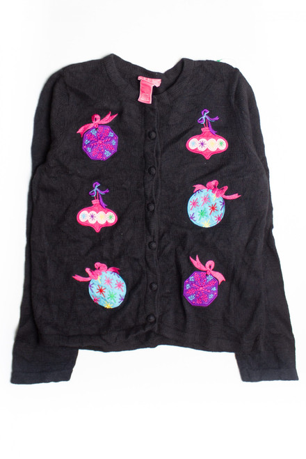 Black Ugly Christmas Cardigan 60484