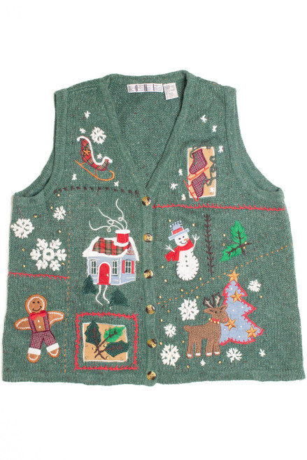 Green Ugly Christmas Vest 61185