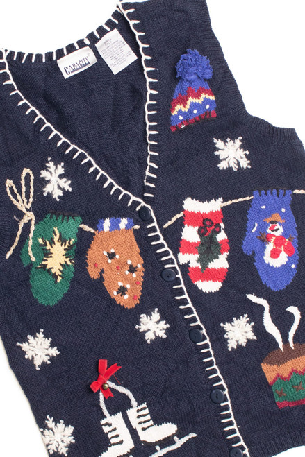 Blue Ugly Christmas Vest 61051