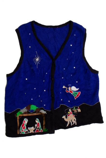 Blue Ugly Christmas Vest 60314