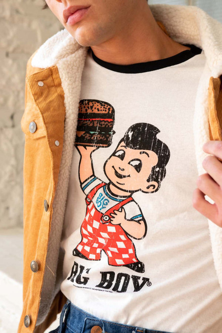 Big Boy Burger Ringer Tee