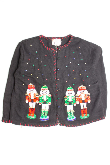 Black Ugly Christmas Cardigan 60490