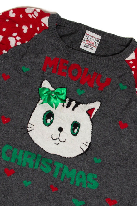 Meowy Christmas Ugly Christmas Sweater 62008