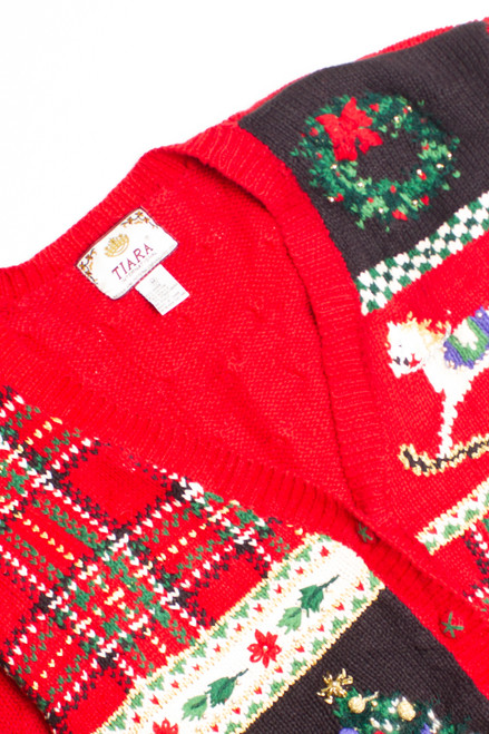 Red Ugly Christmas Cardigan 60324