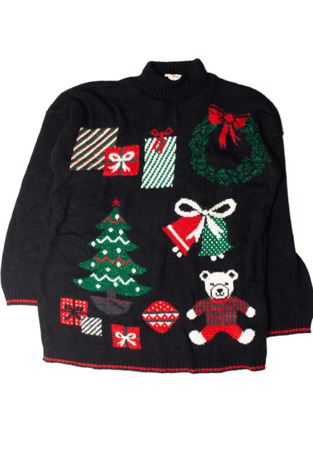 Black Everything Christmas Ugly Christmas Pullover 59337