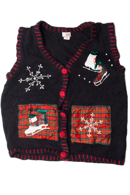 Black Ugly Christmas Vest 59471