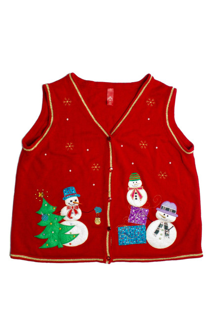 Red Ugly Christmas Vest 60727