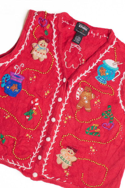 Red Ugly Christmas Vest 61166