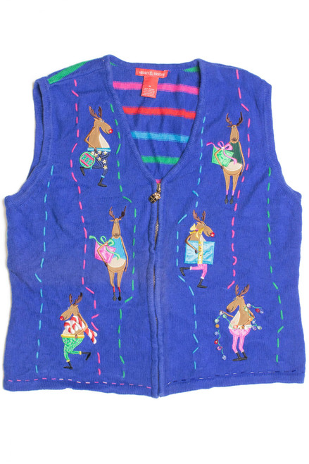 Blue Ugly Christmas Vest 61299