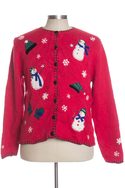 Red Ugly Christmas Cardigan 34073