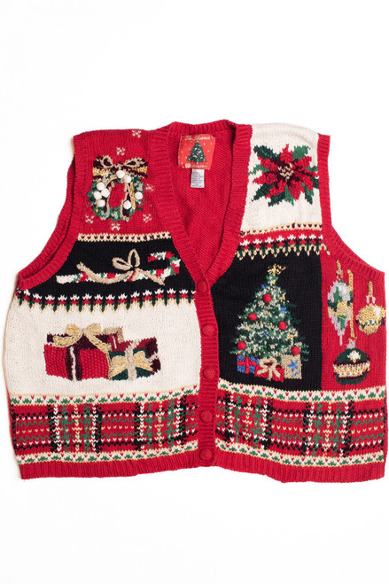 Red Ugly Christmas Vest 61167