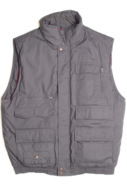 Thick Insulated Dark Grey Vest